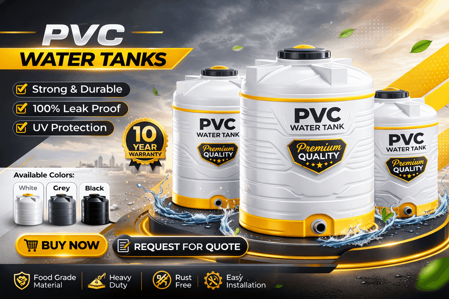 1000 litre Water Tank price in UAE