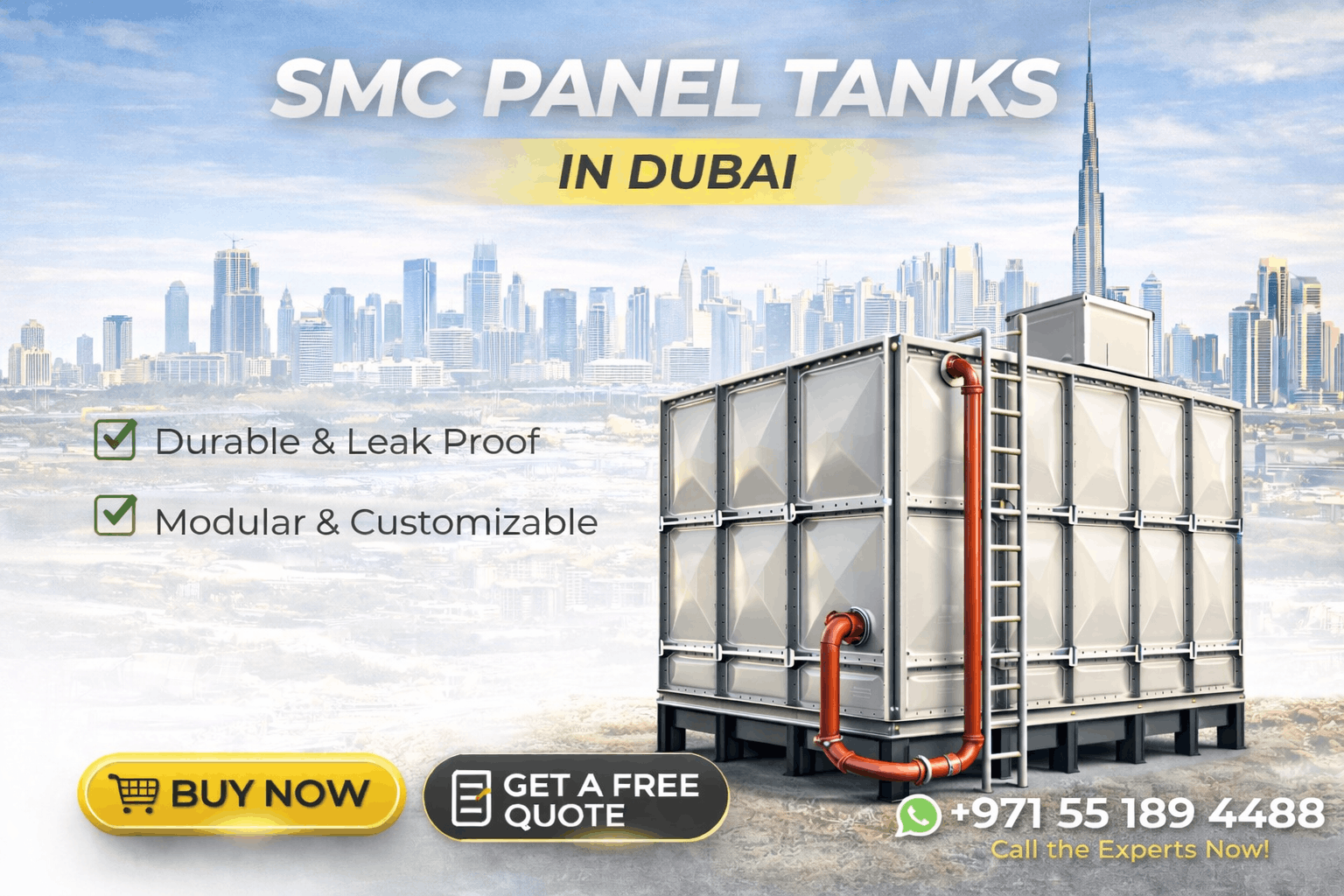 Buy SMC water tank UAE SMC water tank company UAE