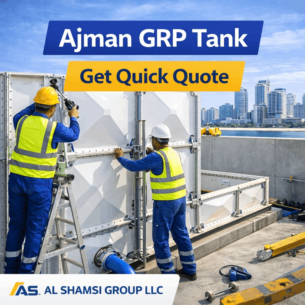 GRP Sectional Panel Tanks in Ajman