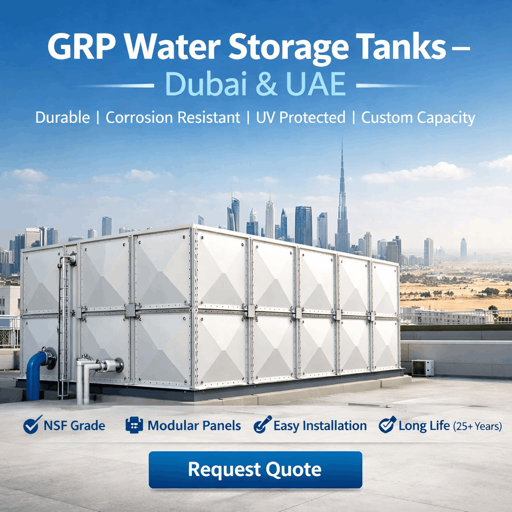 GRP Water Storage Tank Supplier Dubai