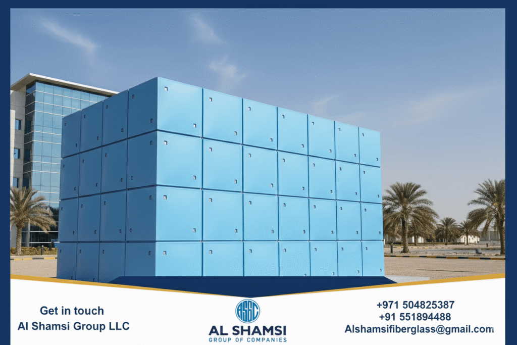 GRP sectional tank uae