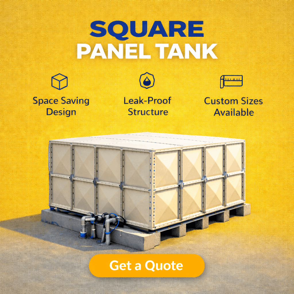 GRP tank for contractors UAE Bulk GRP tank supplier UAE GRP tank for construction projects