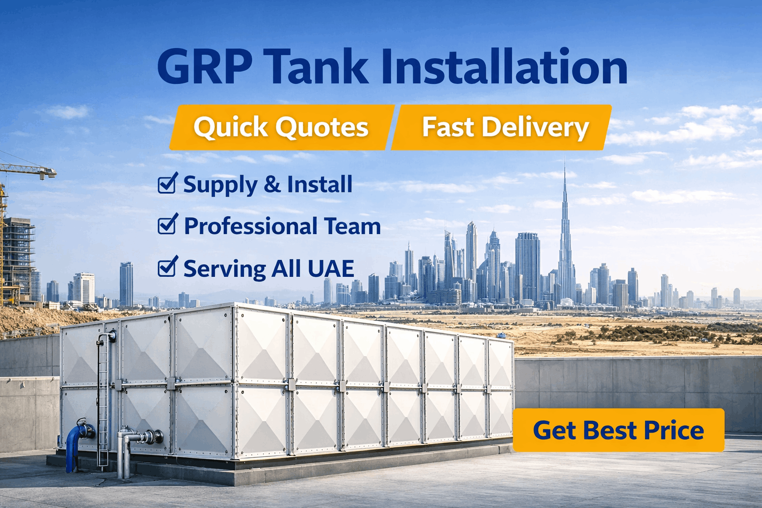 Panel water tank manufacturer UAE