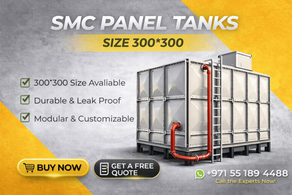 SMC water tank UAE SMC panel tank supplier UAE SMC water tank installation UAE