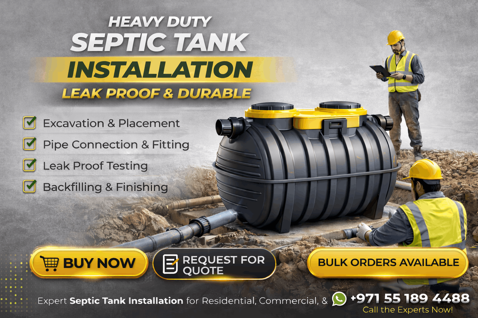 Septic tanks suppliers