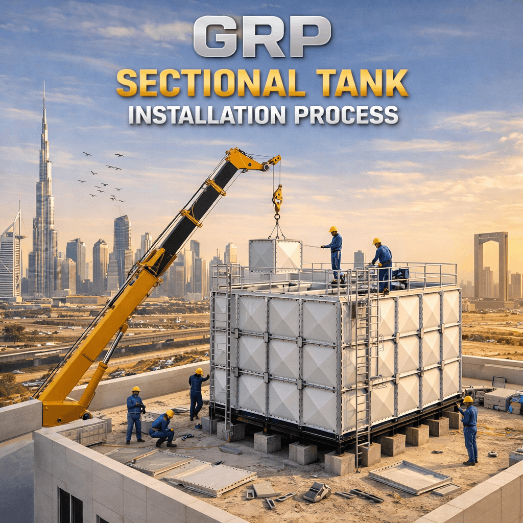 GRP Sectional Tank UAE