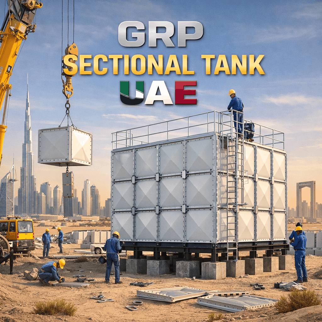 GRP Sectional Tank in UAE GCC